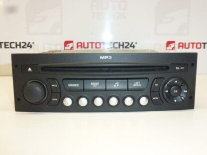 Car radio with CD MP3 Citroën Peugeot 96627394XT 6564ZG