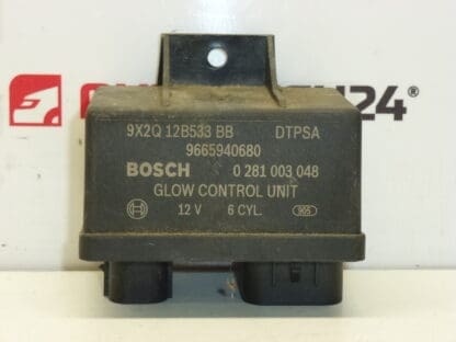 Glow relay Bosch 0281003048 9665940680 598146