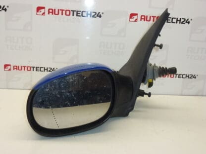 Left mirror blue Peugeot 206 96480955XT 8153KK