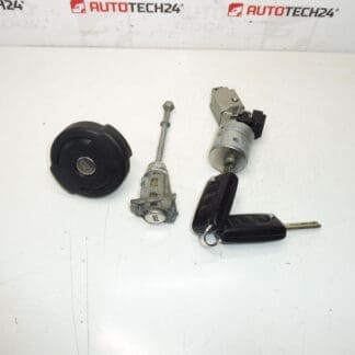 Set of locks 2 keys Citroën C5 X7 4162NS 4162KF