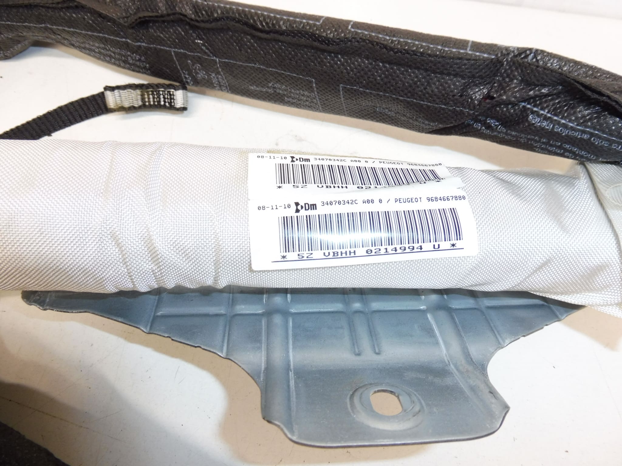 Side ceiling airbag left Peugeot 3008 5008 9684667880 8335WQ